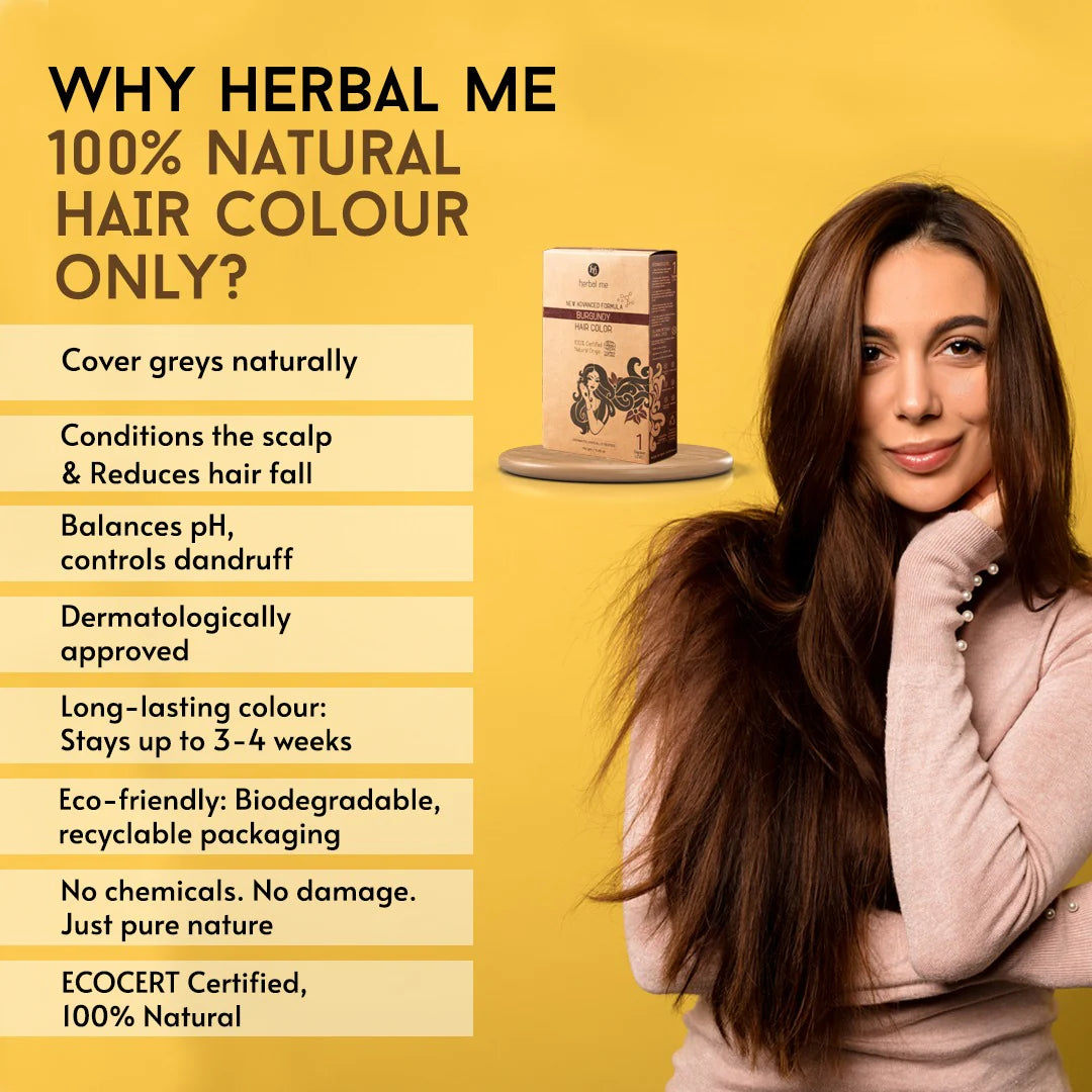 Color + Shampoo Combo - Soft Black 150g + Repair and Hydrate Shampoo 200ml - Ecocert Certified
