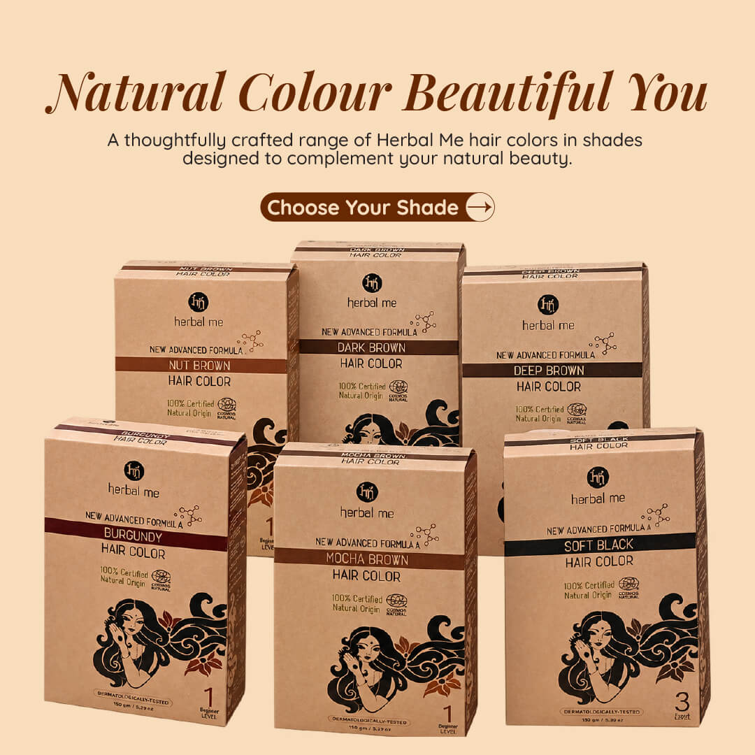 100% Natural & Safe Hair Color - Ecocert Certified