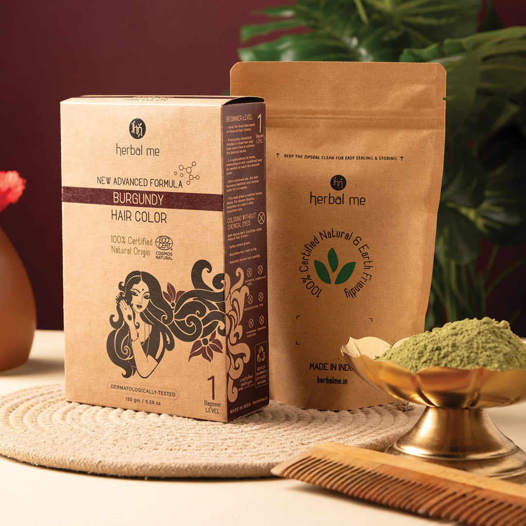100% Natural & Safe Hair Color - Ecocert Certified
