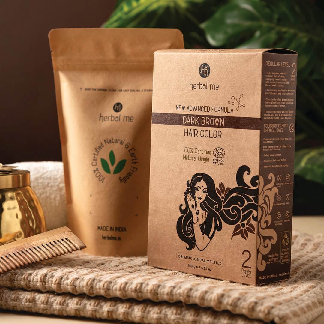 100% Natural & Safe Hair Color - Ecocert Certified