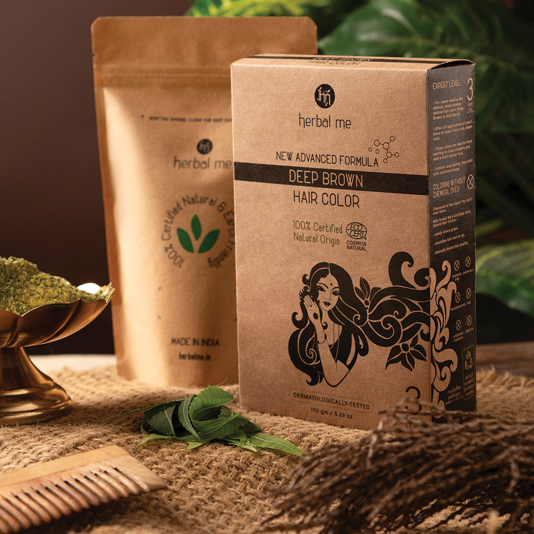 100% Natural & Safe Hair Color - Ecocert Certified