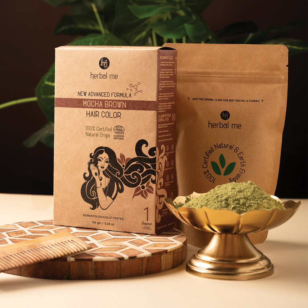 100% Natural & Safe Hair Color - Ecocert Certified