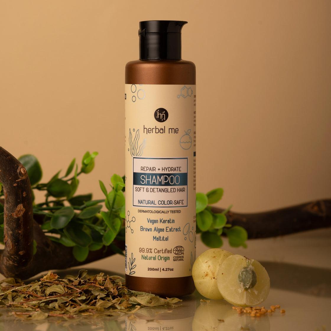 Repair & Hydrate Shampoo Ecocert Certified 200ml