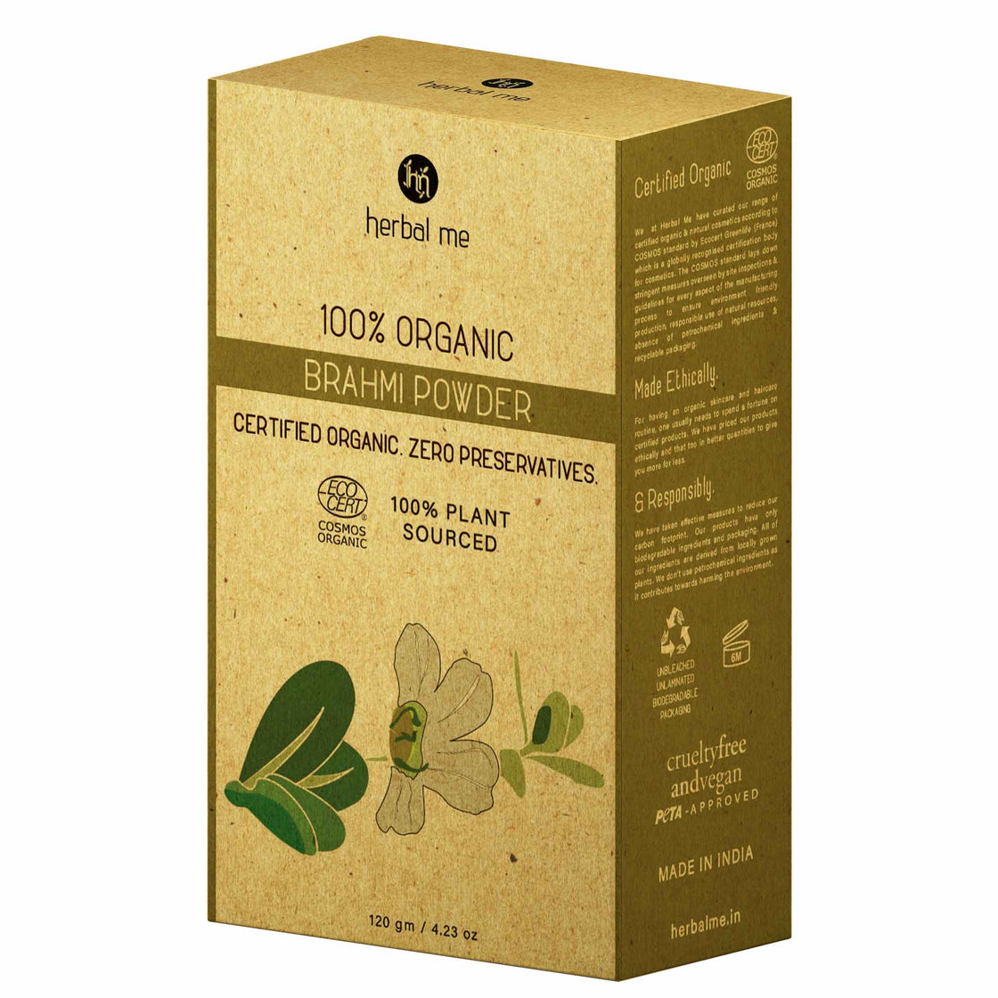 100% Organic Brahmi Powder