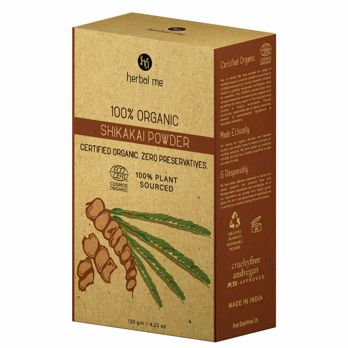 100% Organic Shikakai Powder