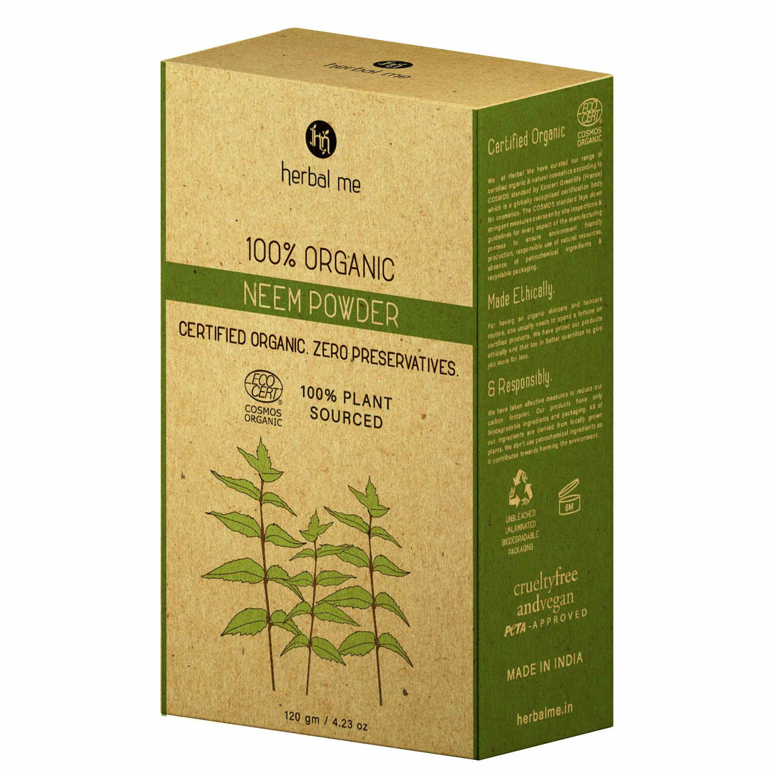 100% Organic Neem Powder
