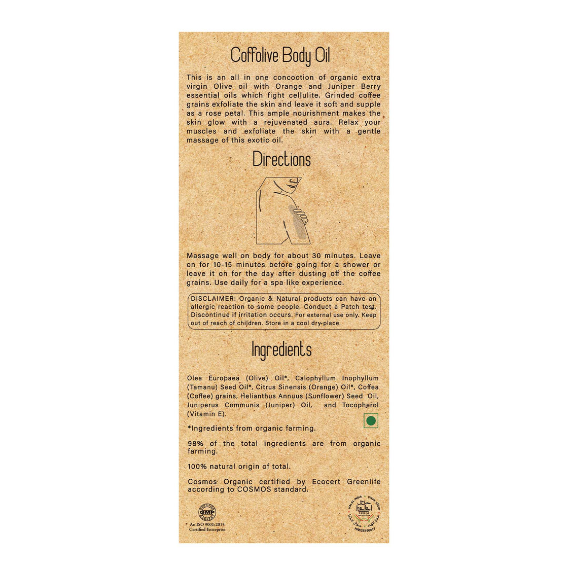 Organic Coffolive Body Oil