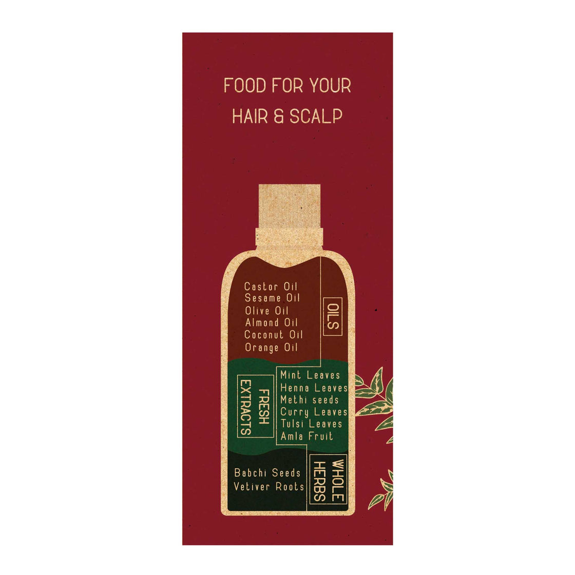 100% Cassamla Organic Hair Oil