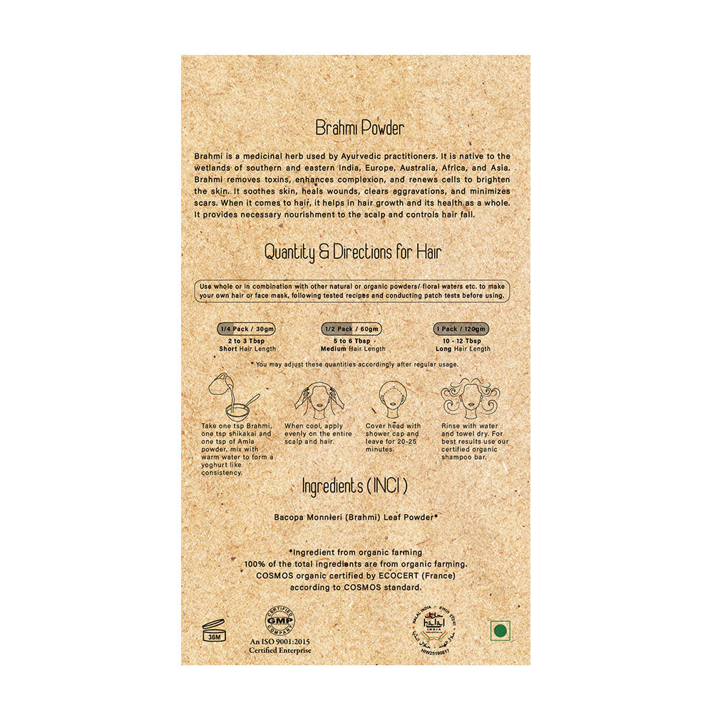 100% Organic Brahmi Powder