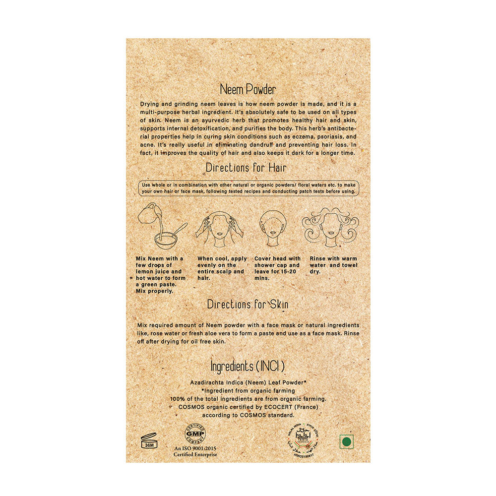 100% Organic Neem Powder
