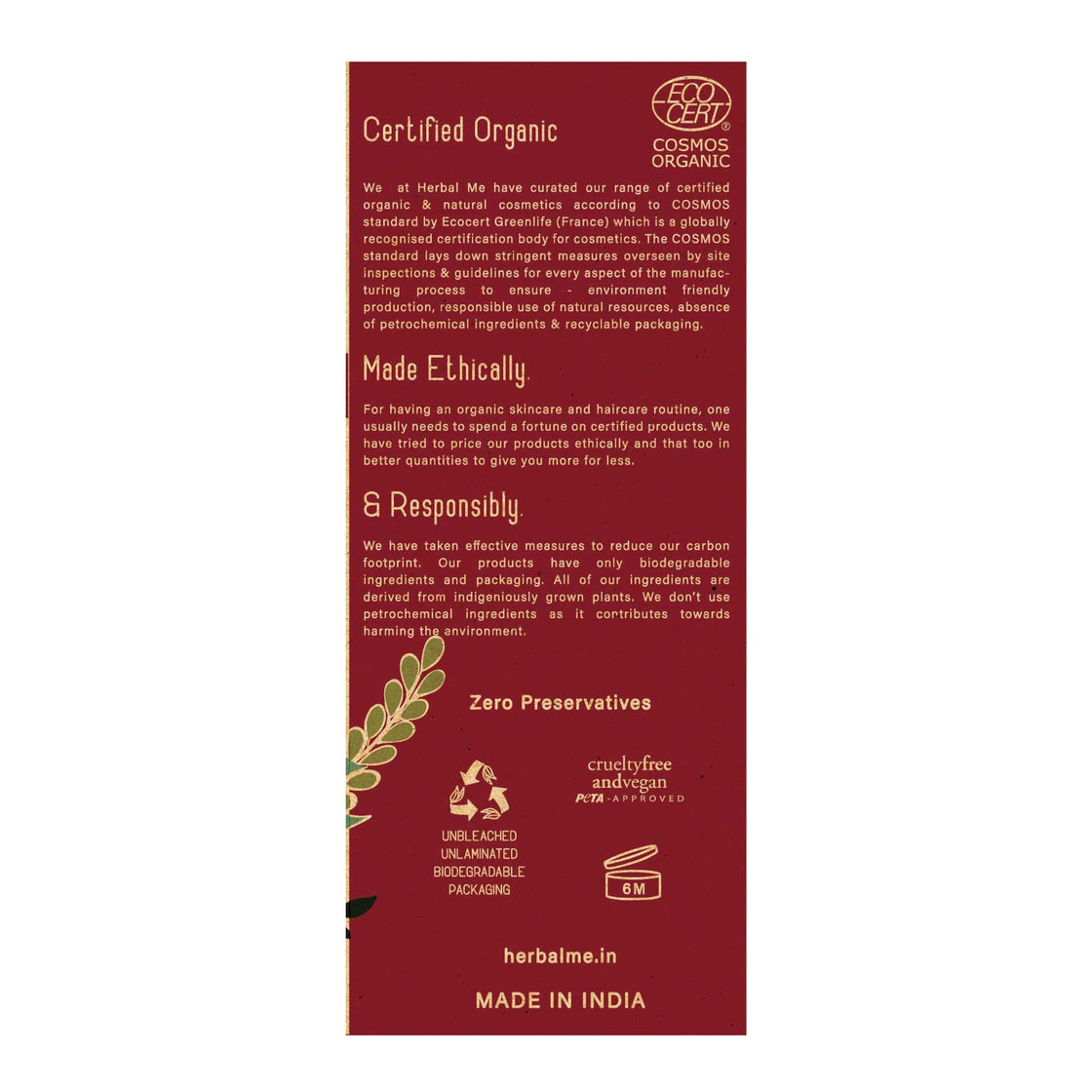 100% Cassamla Organic Hair Oil