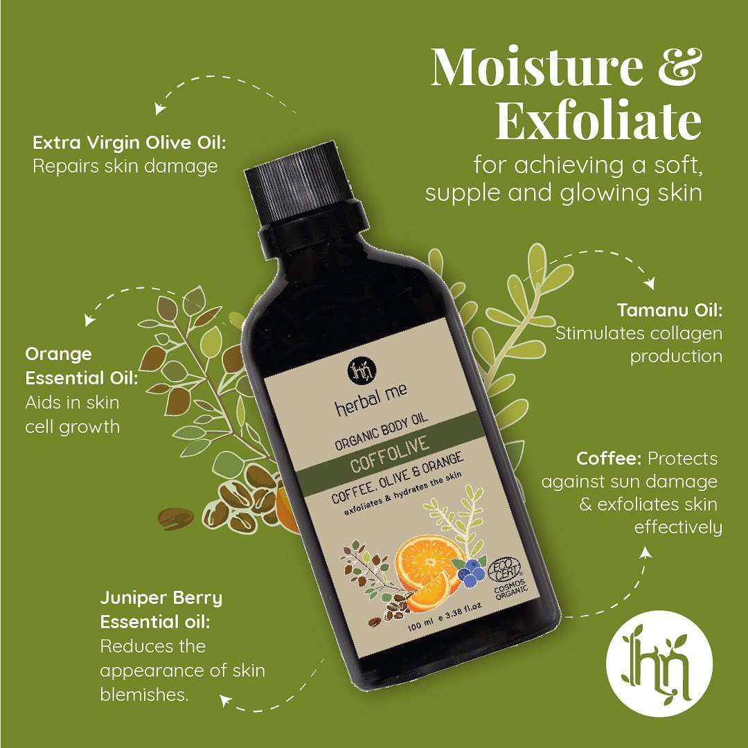 Organic Coffolive Body Oil