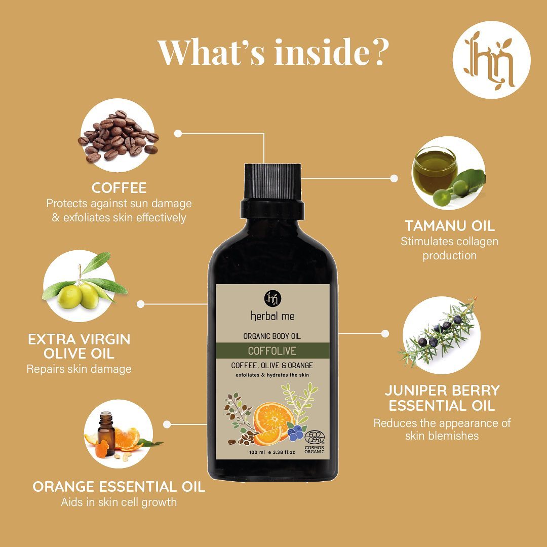Organic Coffolive Body Oil